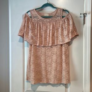 Beautiful boutique blush pink top